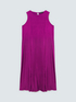 &Auml;rmelloses langes Kleid aus Viskose-Satin image number 4