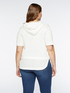 Cotton and linen hooded sweater image number 1