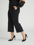 Pantaloni cropped tinta unita image number 2