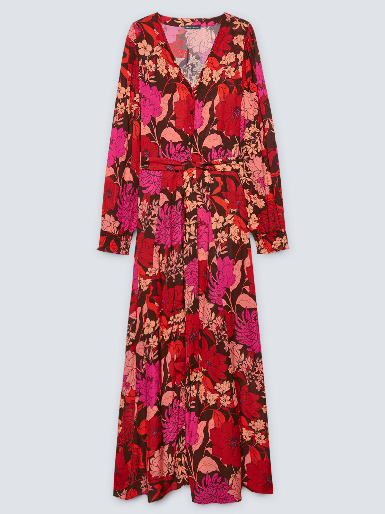 Langes, gebl&uuml;mtes Kleid image number 4