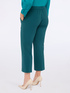 Kick flare pants in stretch fabric image number 2