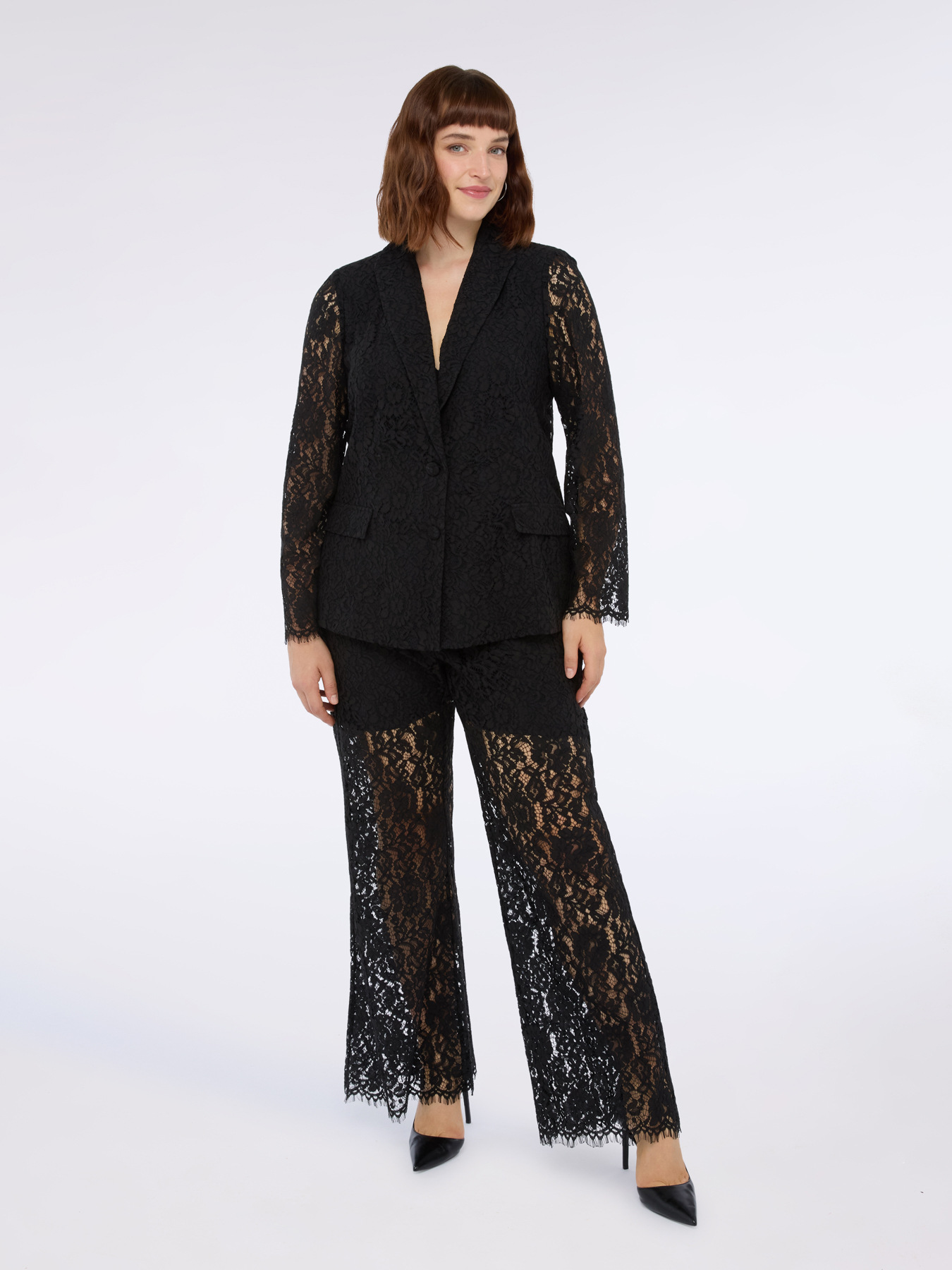 Lace flare pants image number 4