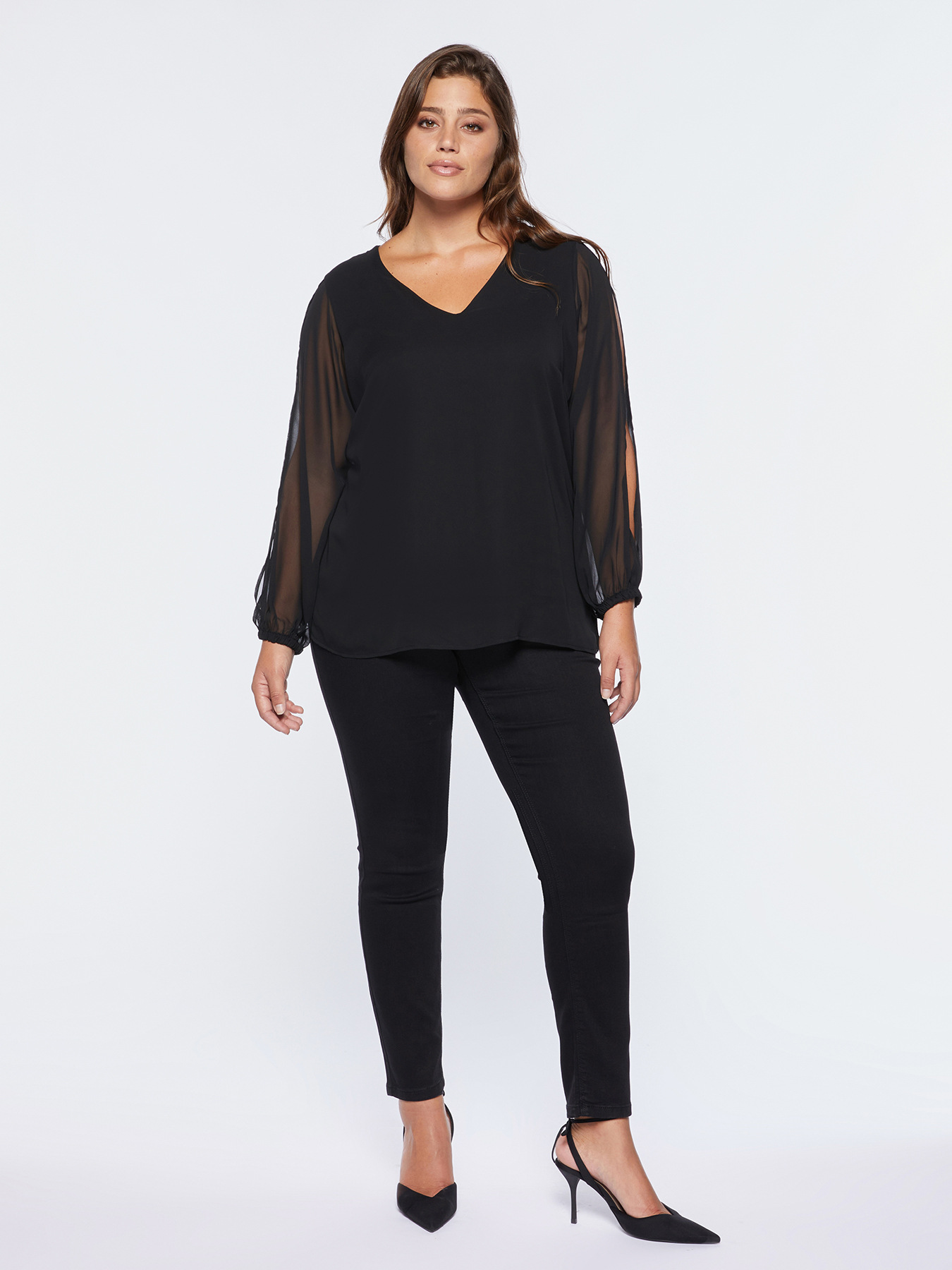 Camiseta con aberturas en las mangas image number 3