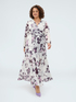 Long dress with floral print image number 2