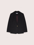 Deconstructed blazer in stretch fabric image number 5