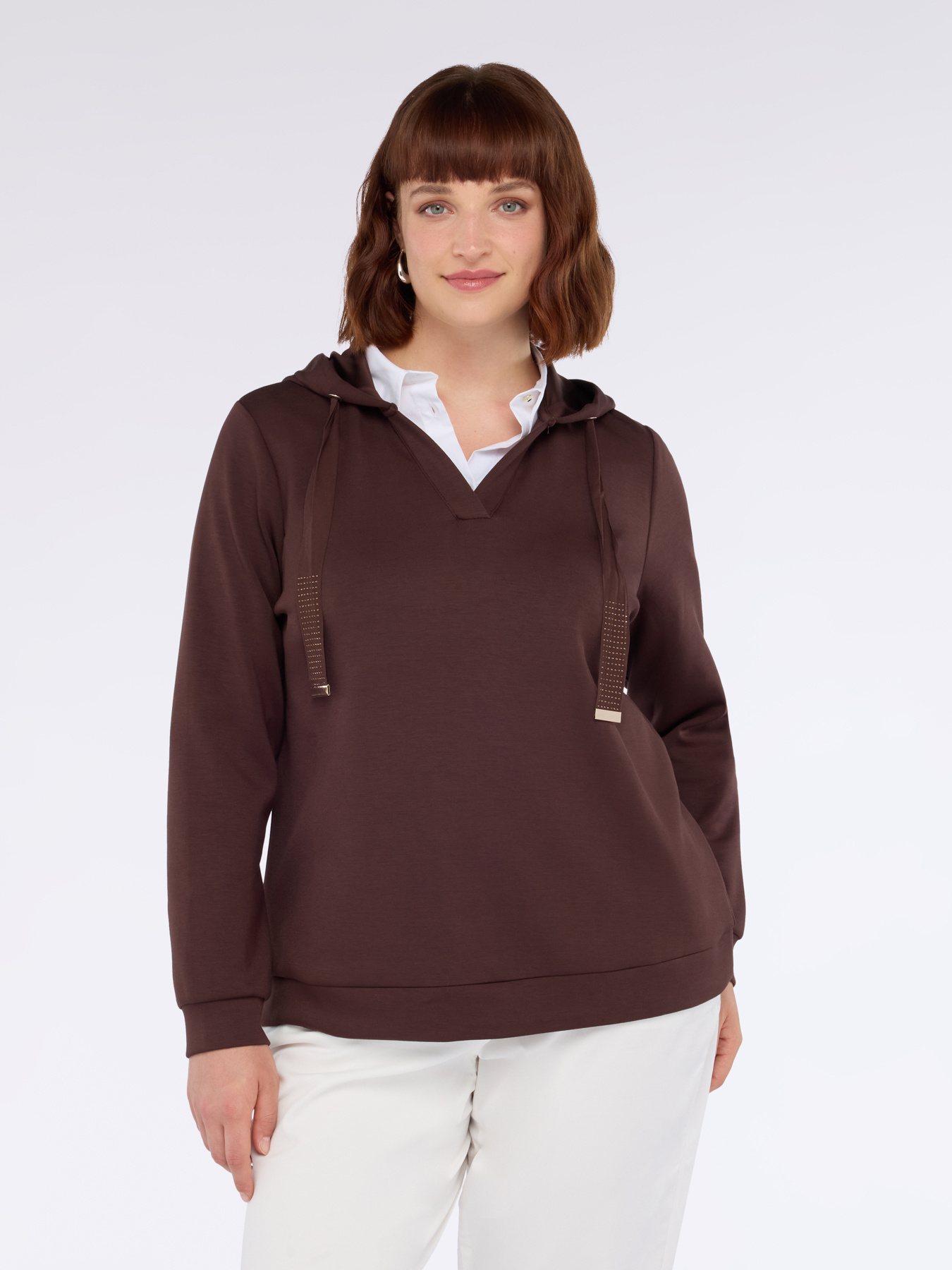 Sweat &agrave; capuche et cordon de serrage avec points lumineux image number 0