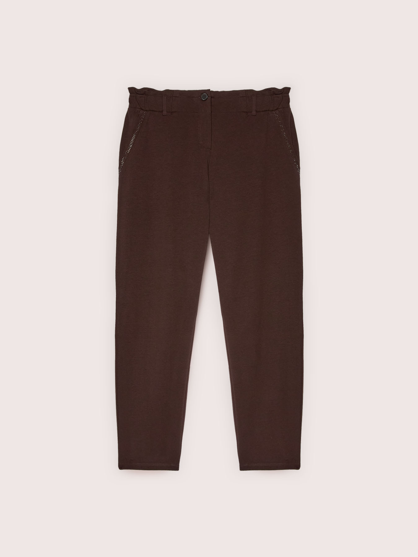 Balloon Pants in cotton fleece image number 4