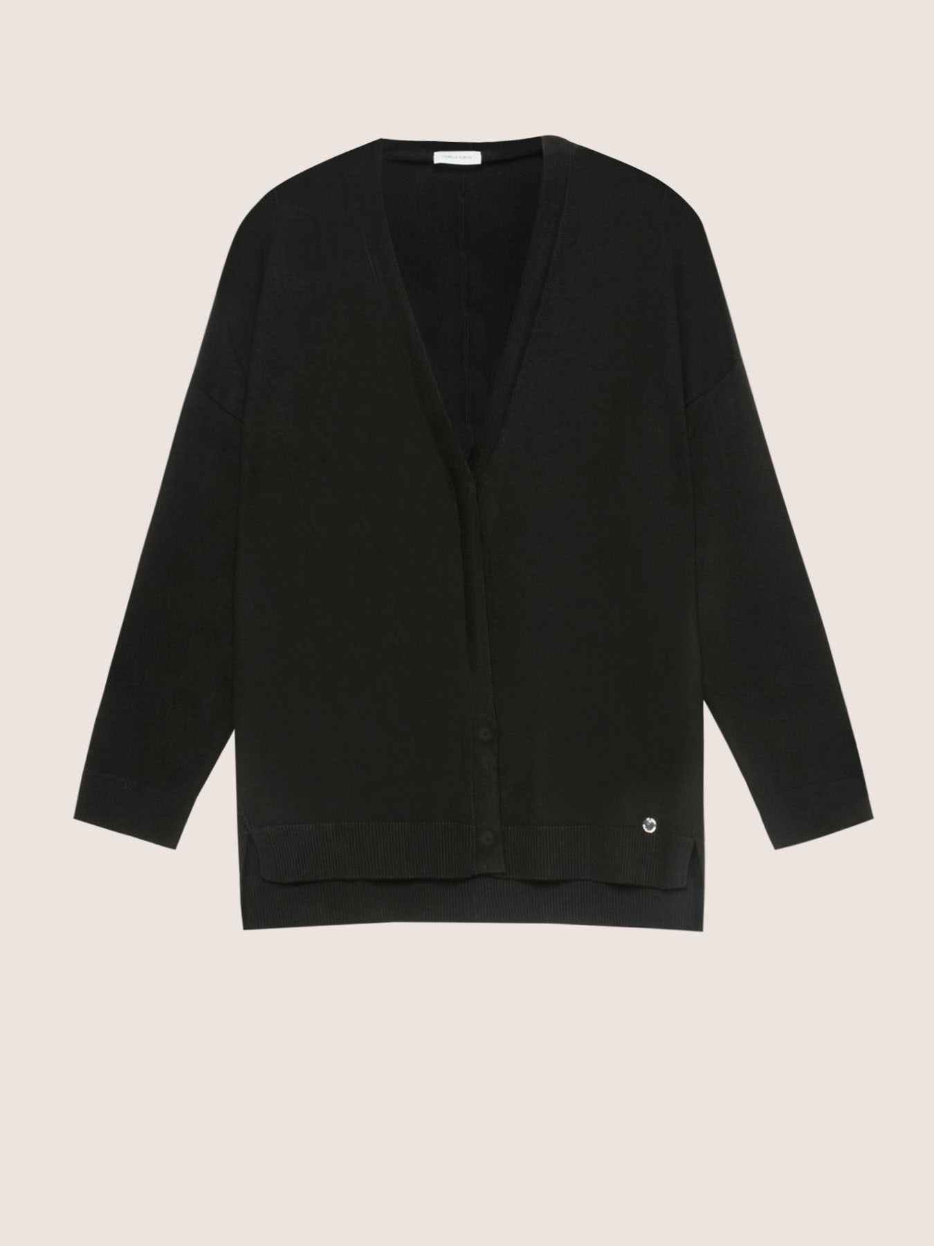 Cardigan con scollo a V image number 3