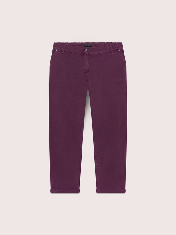 Cotton blend chino pants
