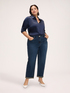 Stretch silk shirt with classic collar image number 2