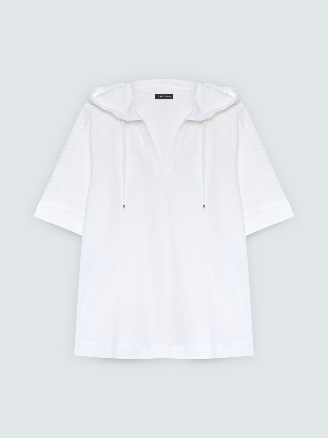 Short-sleeved hoodie image number 4