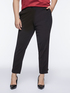 Pantalon en cr&ecirc;pe stretch image number 0