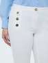 Flare Jeans with decorative buttons image number 4