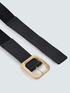 Belt with maxi golden buckle image number 2