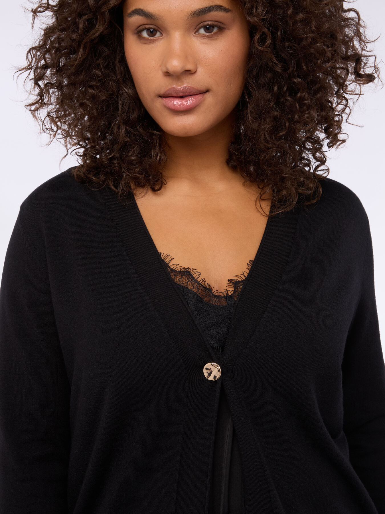 Cardigan with zip details image number 3