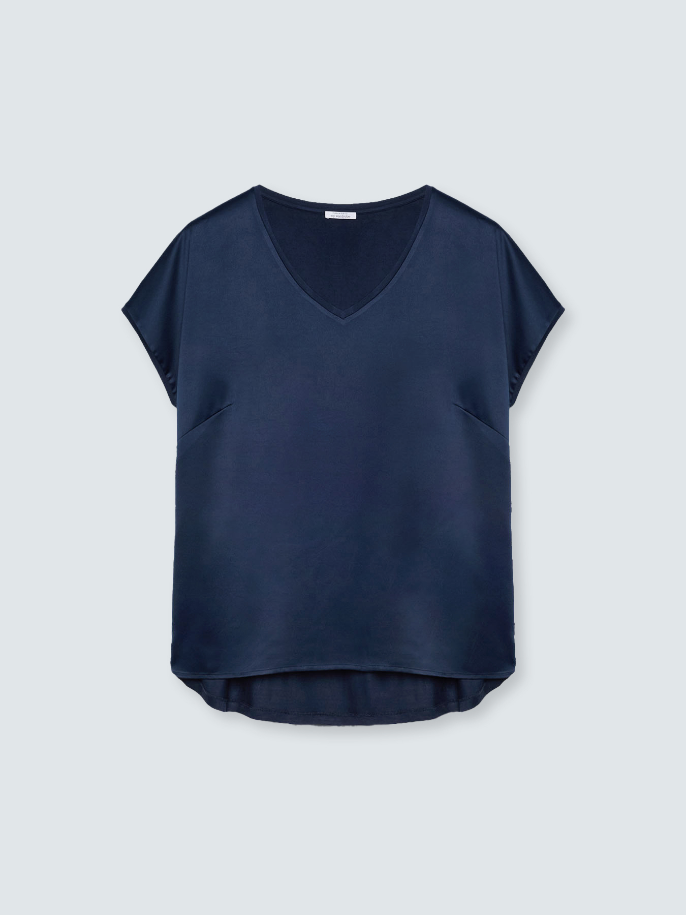 Camiseta bimat&eacute;rica con escote en V image number 4