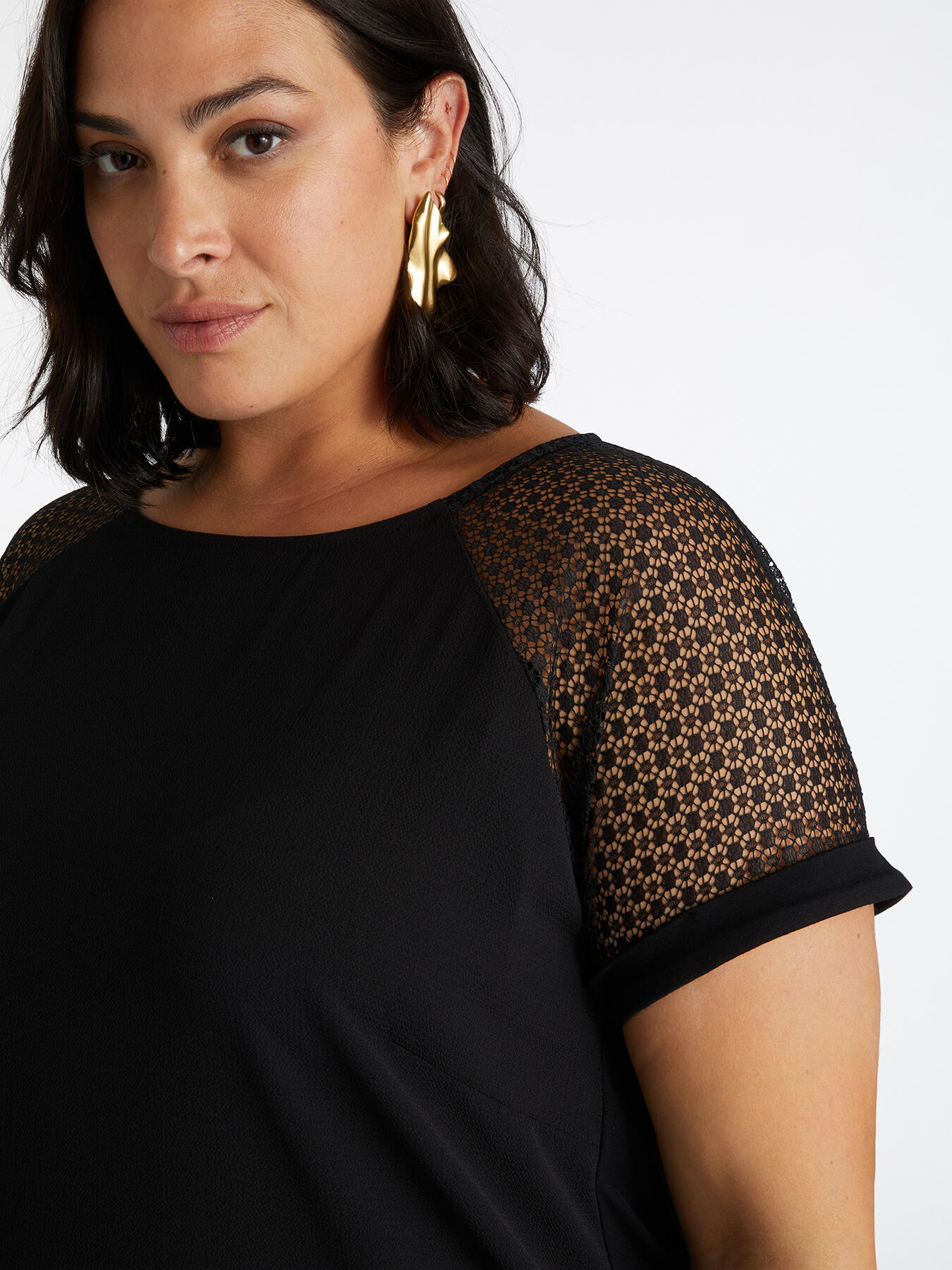 T-shirt en viscose LENZING&trade; ECOVERO&trade; avec broderie image number 3