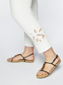 skinny trousers with embroidery image number 2