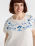 T-shirt &agrave; imprim&eacute; floral image number 3