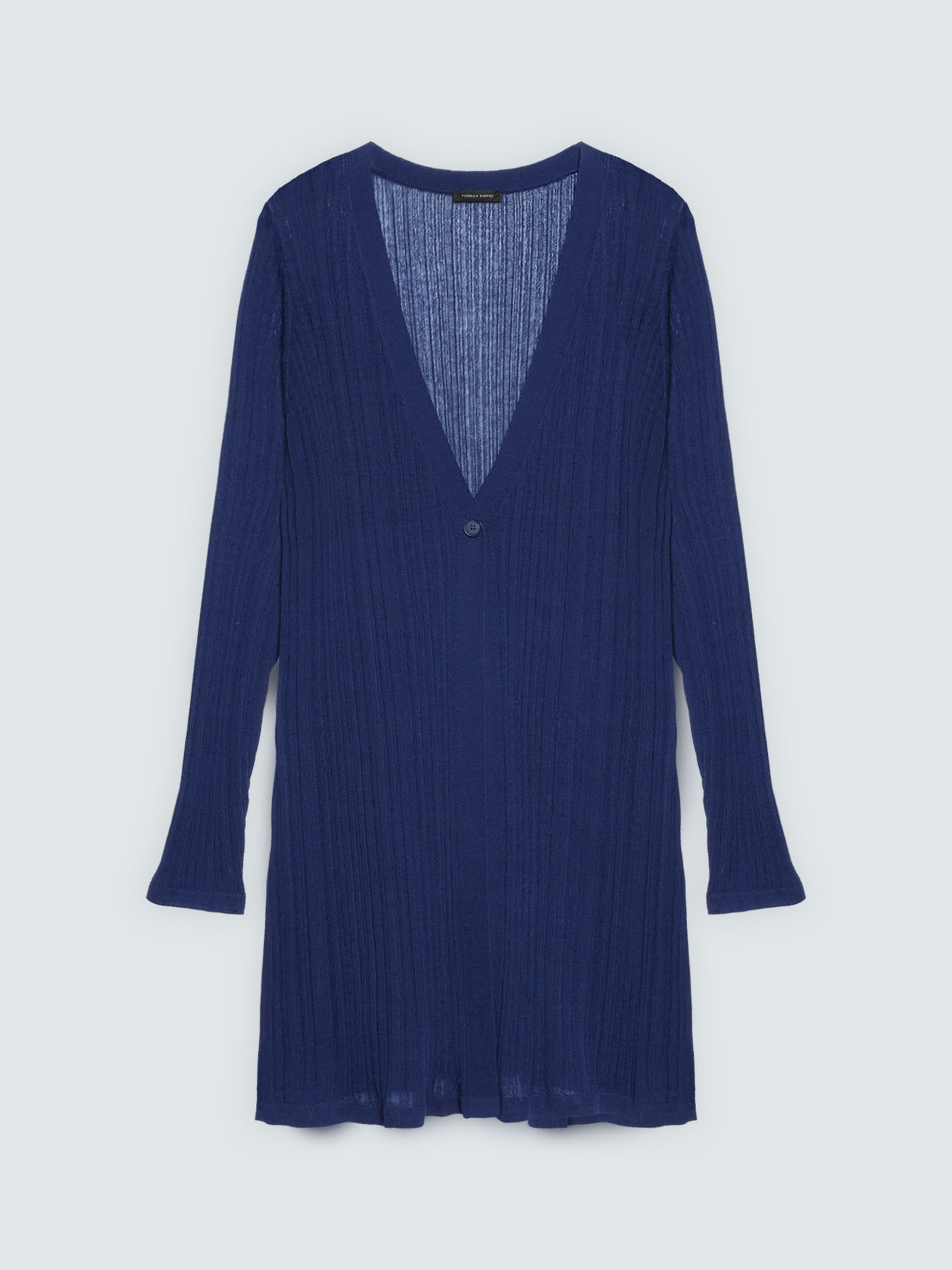 Ribbed knit shrug or cover-up with bell sleeves image number 1
