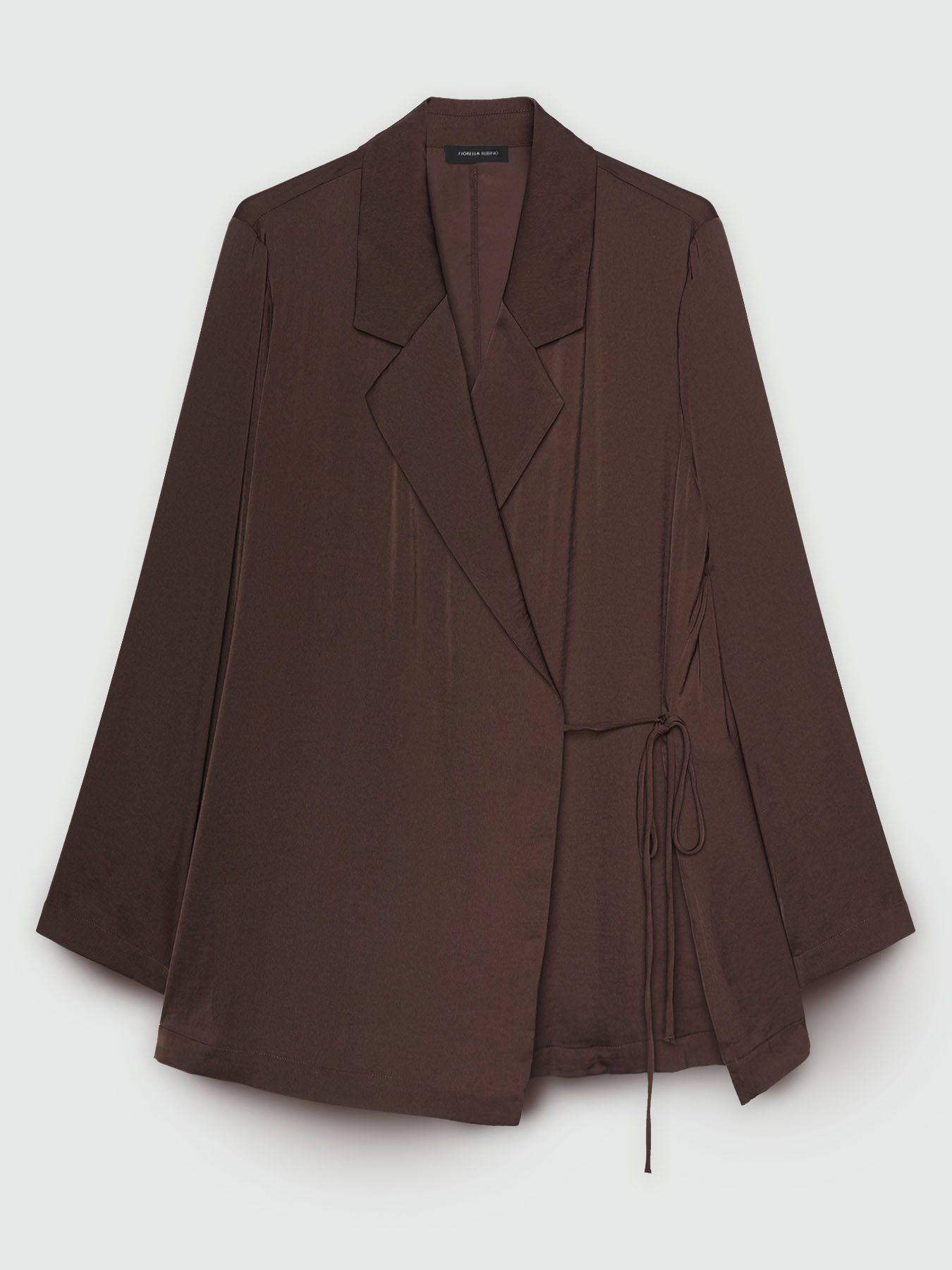 Blazer ligera de raso image number 5