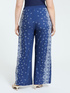 Wide Leg Hose mit Bandana-Print image number 1