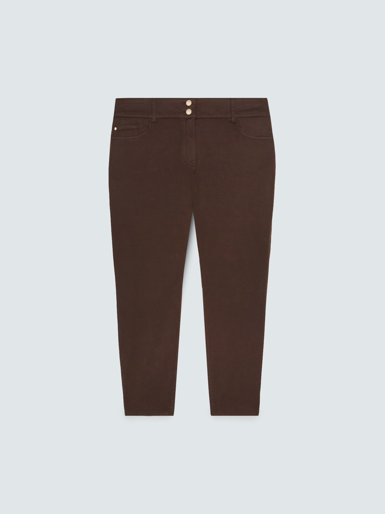 Skinny Cotton Trousers image number 5
