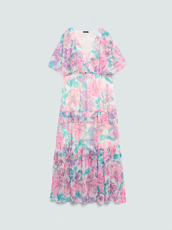 Floral georgette dress