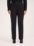 Regular trousers with jewel button image number 0