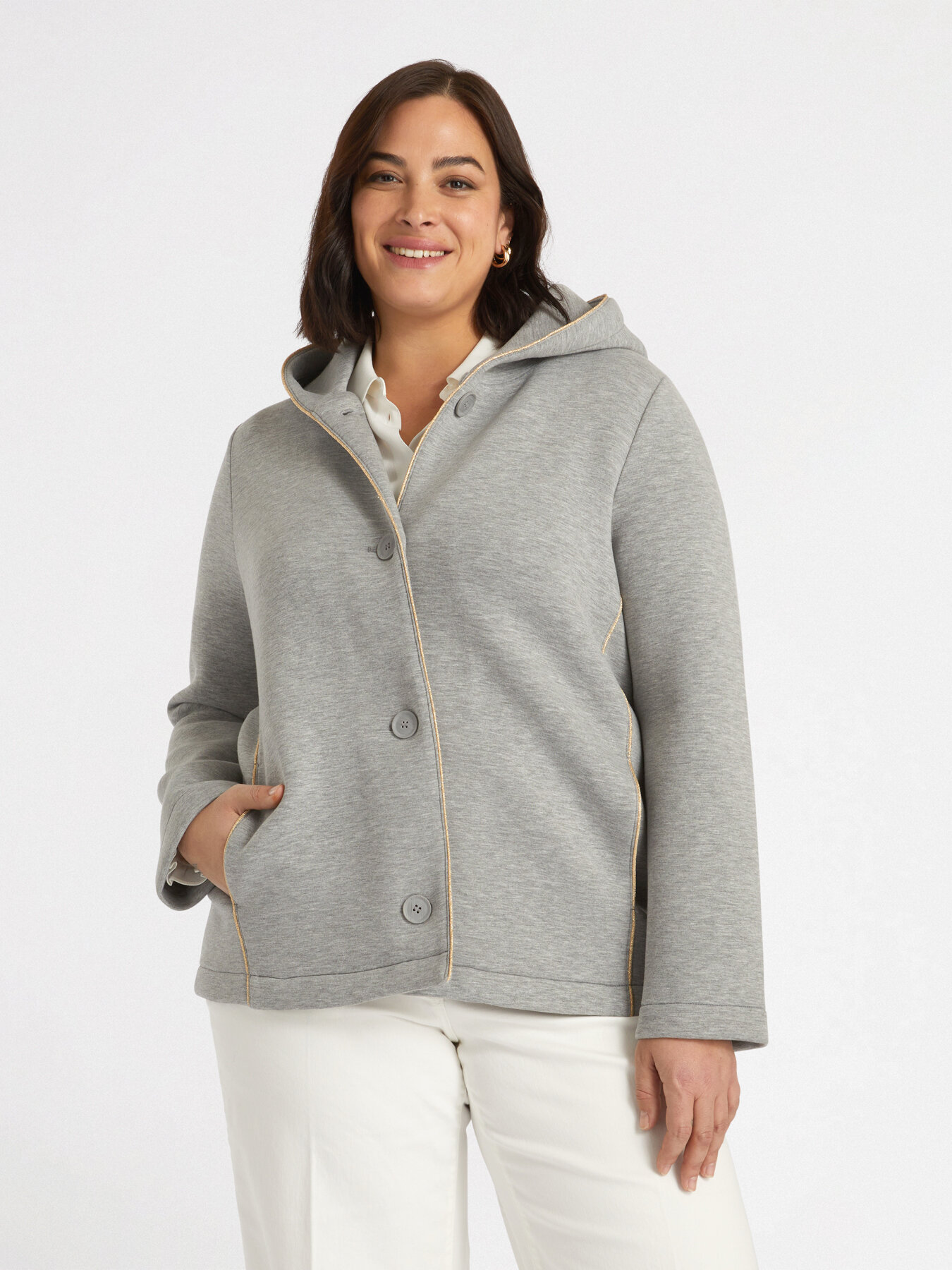 Hooded fleece jacket image number 0