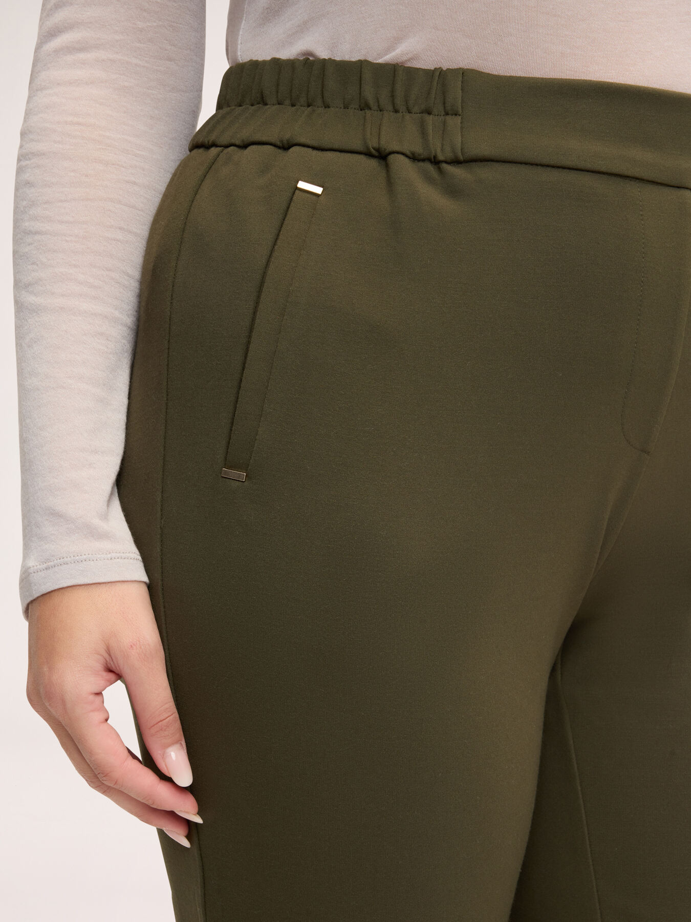 Pantaloni Joggers in Punto Milano image number 3