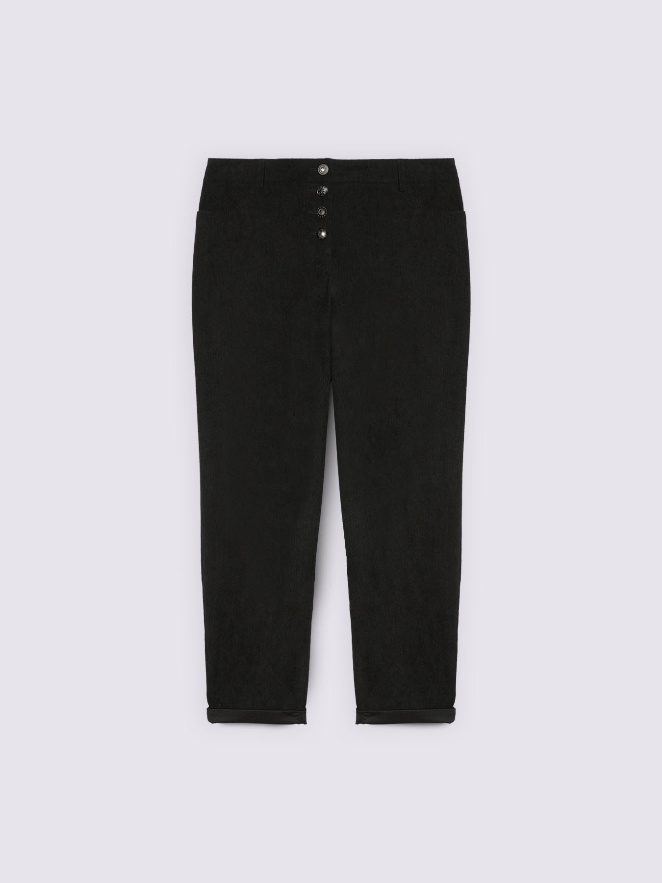 Pantalones Barrel de pana image number 4