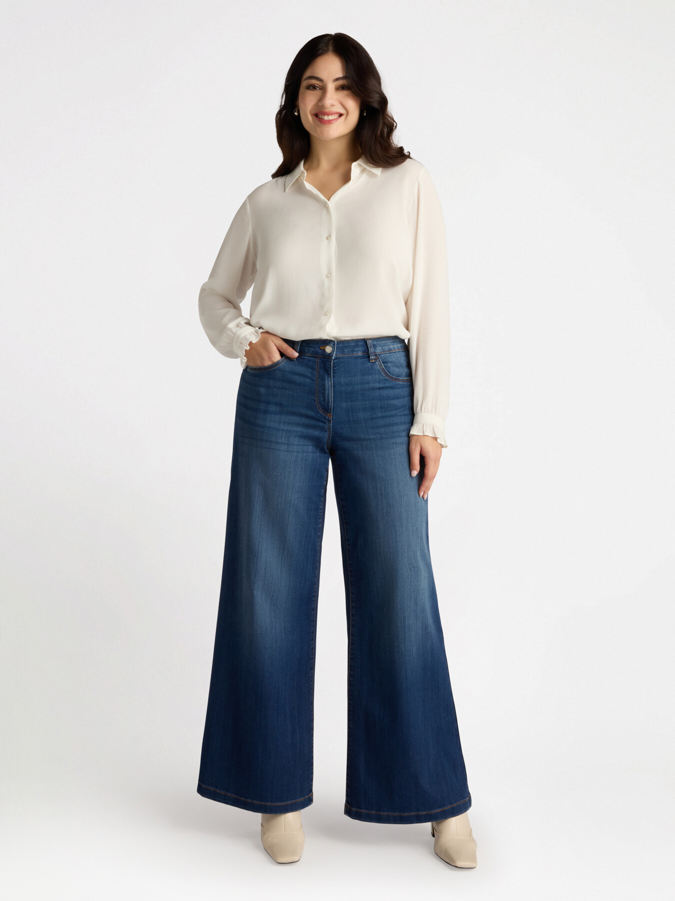 Jeans wide leg image number 0