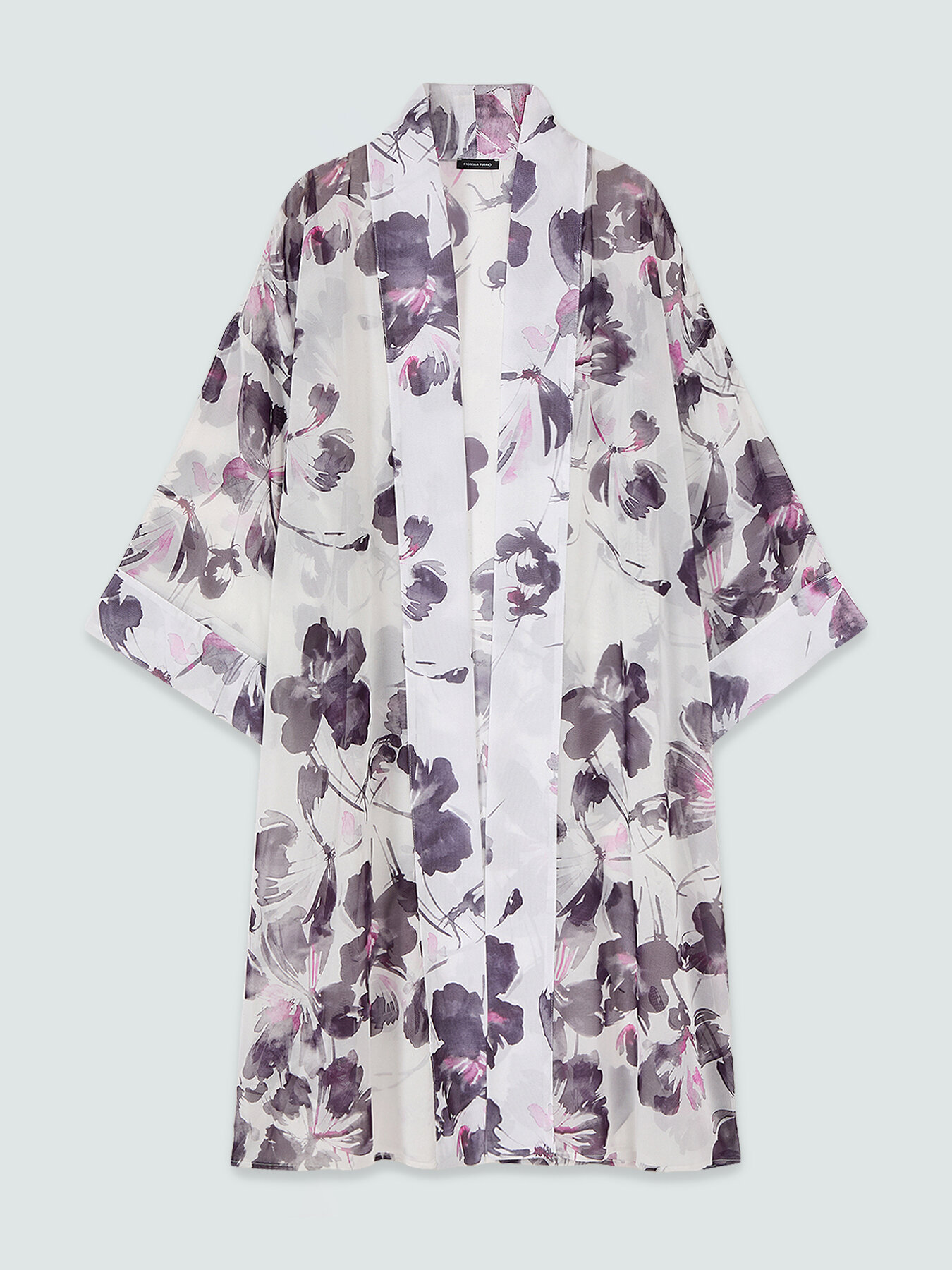 Caft&aacute;n de georgette con estampado floral image number 4
