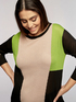 Sweater with colour block inlays image number 2