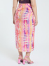 Viscose pareo with tie-dye print image number 1