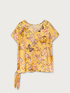 Bedruckte Bluse aus Creponne image number 3