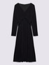 Langes Kleid DREAM aus Jersey-Lurex mit Plissee-Rock image number 4