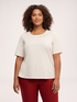Cotton t-shirt with lettering image number 0