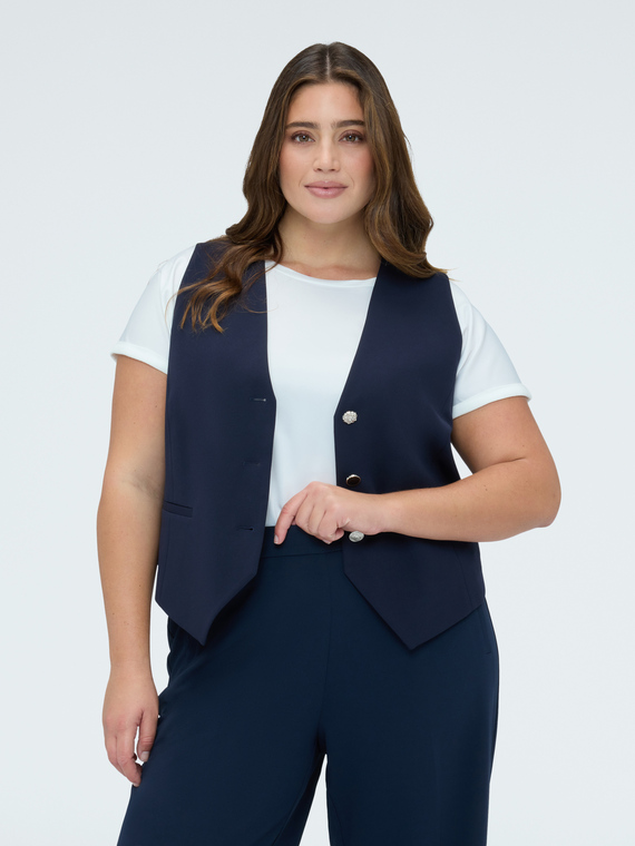 Gilet en tissu extensible