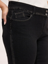 Dark rinse wash bootcut jeans image number 3
