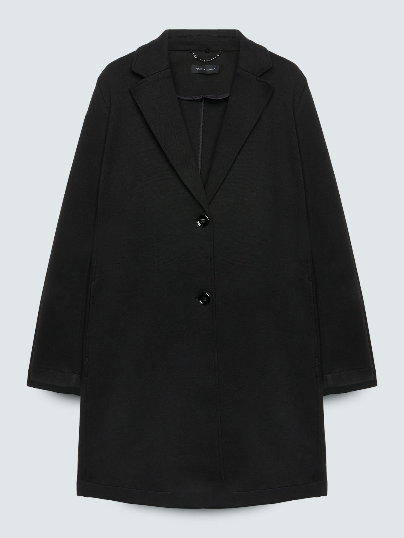 Manteau en scuba avec plastron amovible image number 5