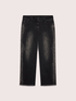 Regular jeans with lace print image number 4