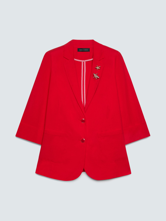 Blazer with pins