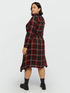 Robe &agrave; carreaux tartan avec cabochons image number 2