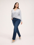 Regular jeans in dark washed denim image number 2