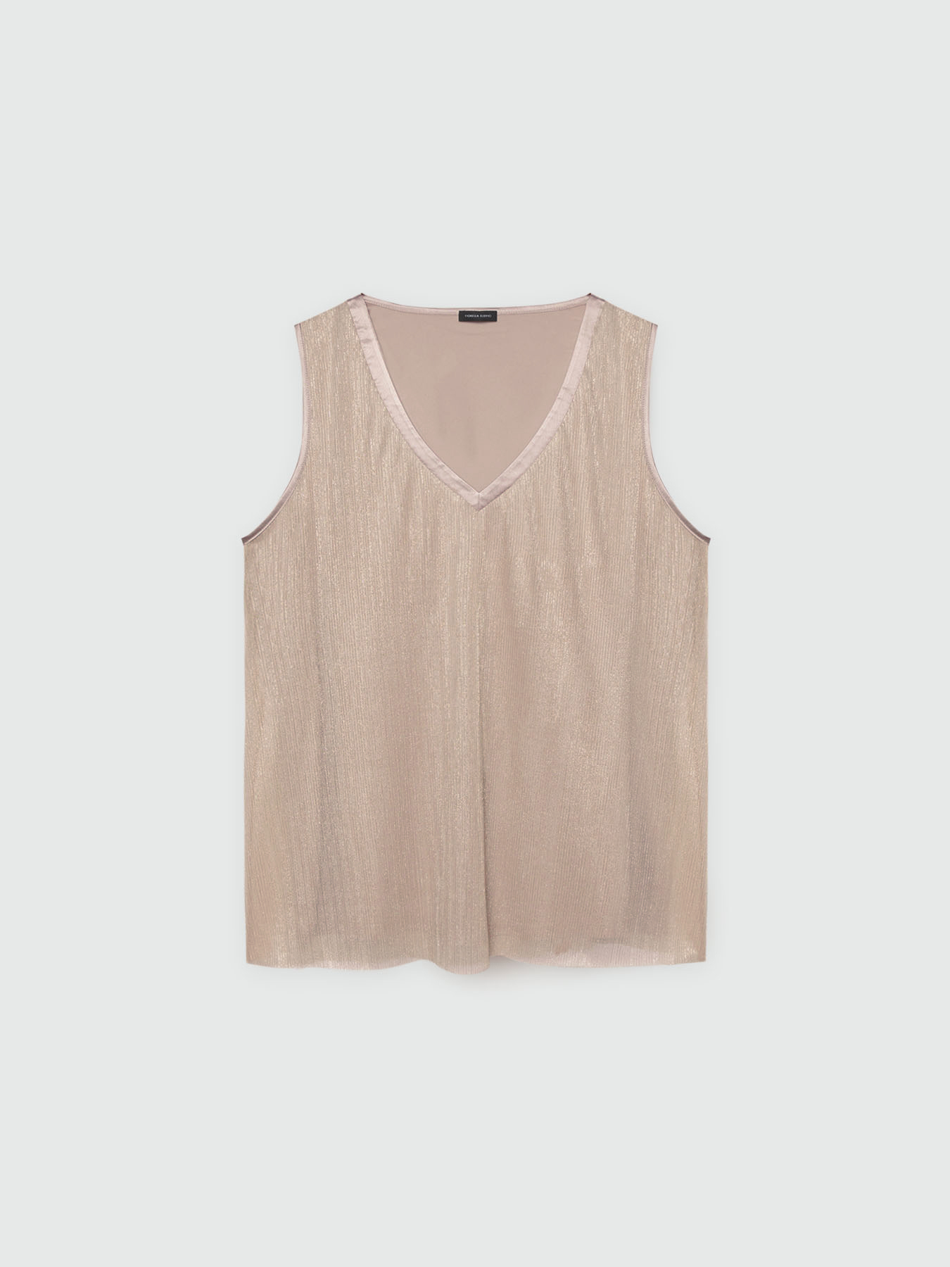 Lurex-Top mit V-Ausschnitt image number 4
