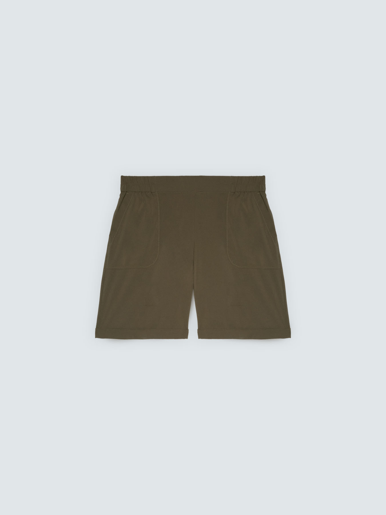Bermuda shorts with elasticated waist image number 4