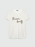 T-shirt with lettering in cord image number 6