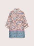 Camisa con estampado en georgette image number 4